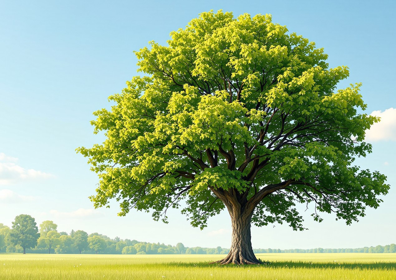 Baum auf einer Wiese
