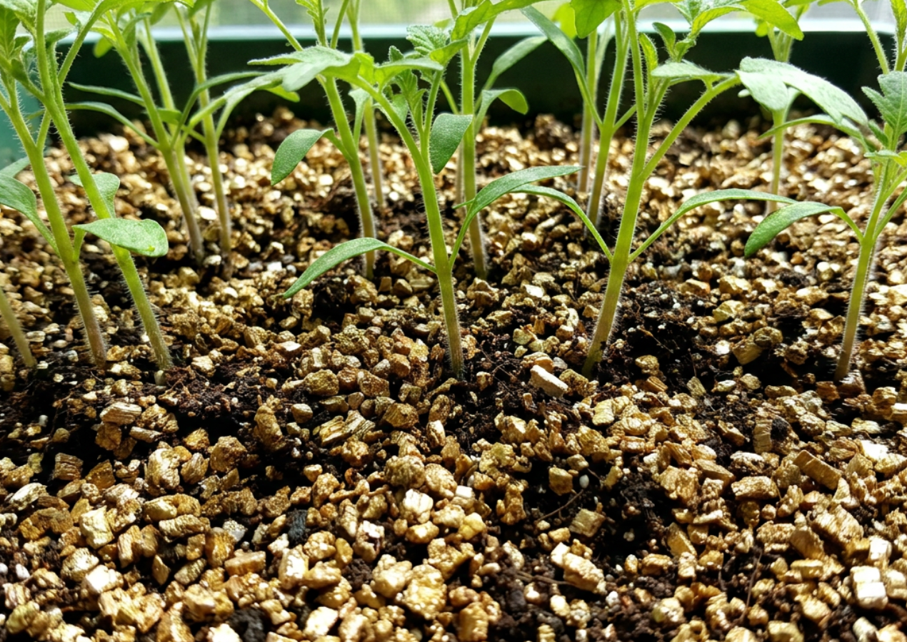 Setzlingsbild mit Vermiculit